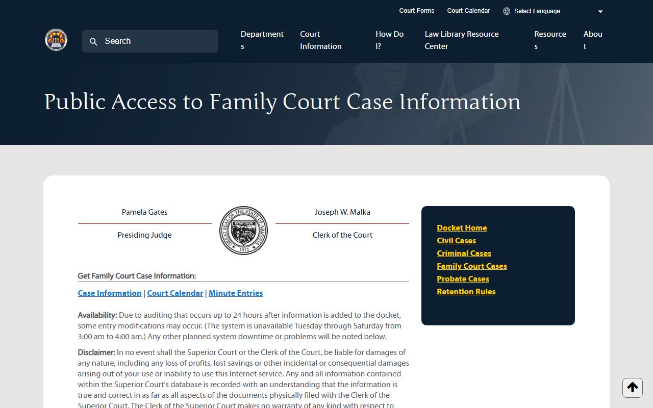 Phoenix family court case search portal